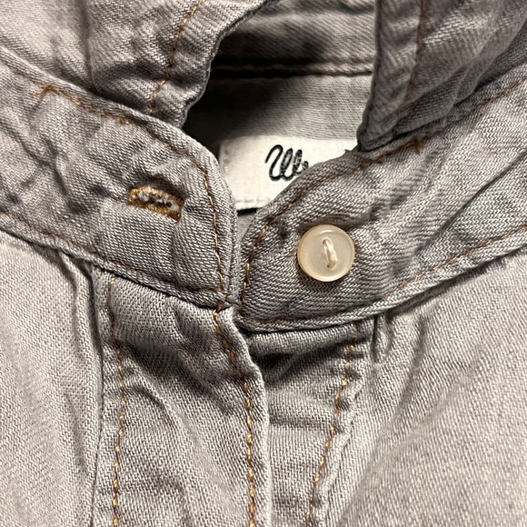 Wrangler Retro Denim Western Snap Shirt Women’s Large Pearl Snaps - Picture 8 of 8